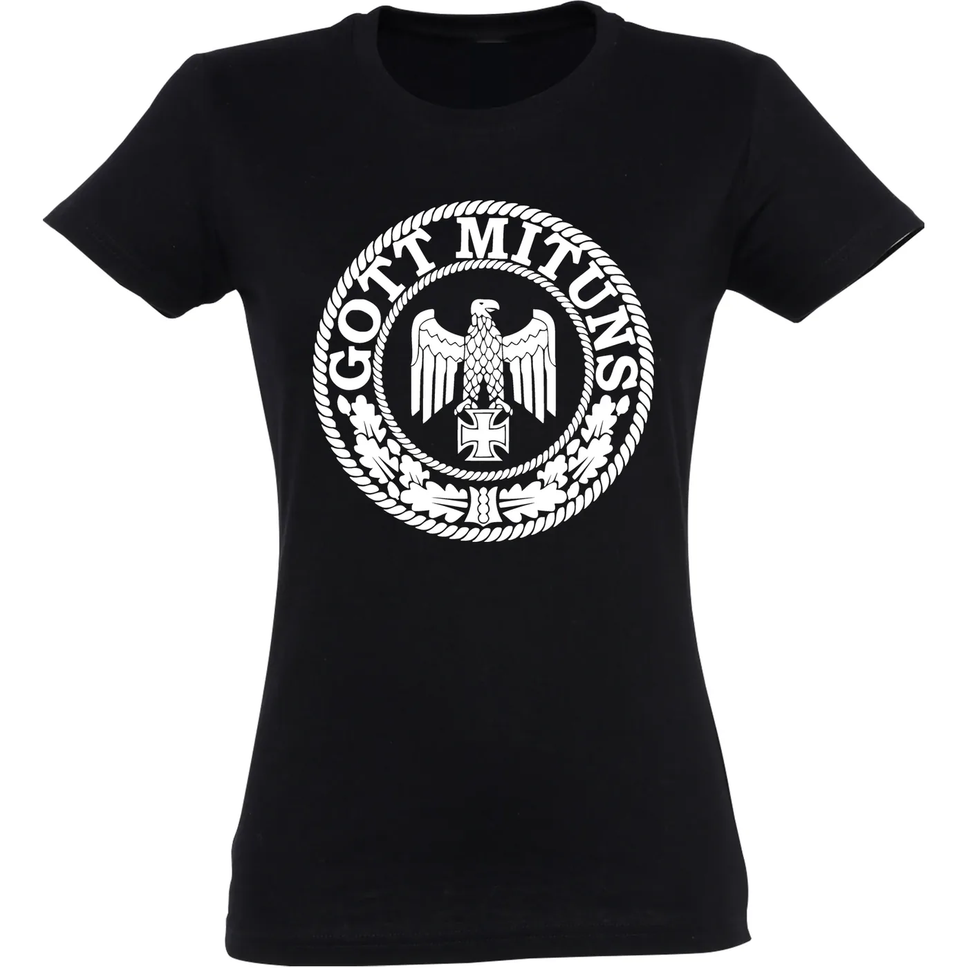 Damen T-Shirt - Gott mit uns, Adler
