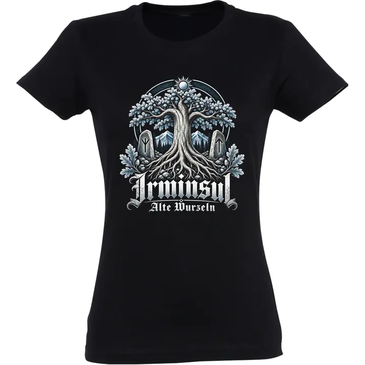 Damen T-Shirt - Irminsul, Alte Wurzeln