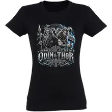 Damen T-Shirt - Nordische Götter, Odin & Thor - gewählte Variante