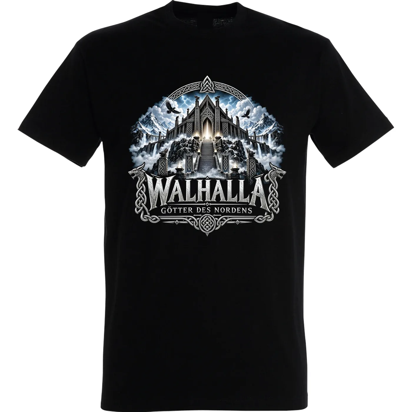 Herren T-Shirt - Walhalla, Götter des Nordens