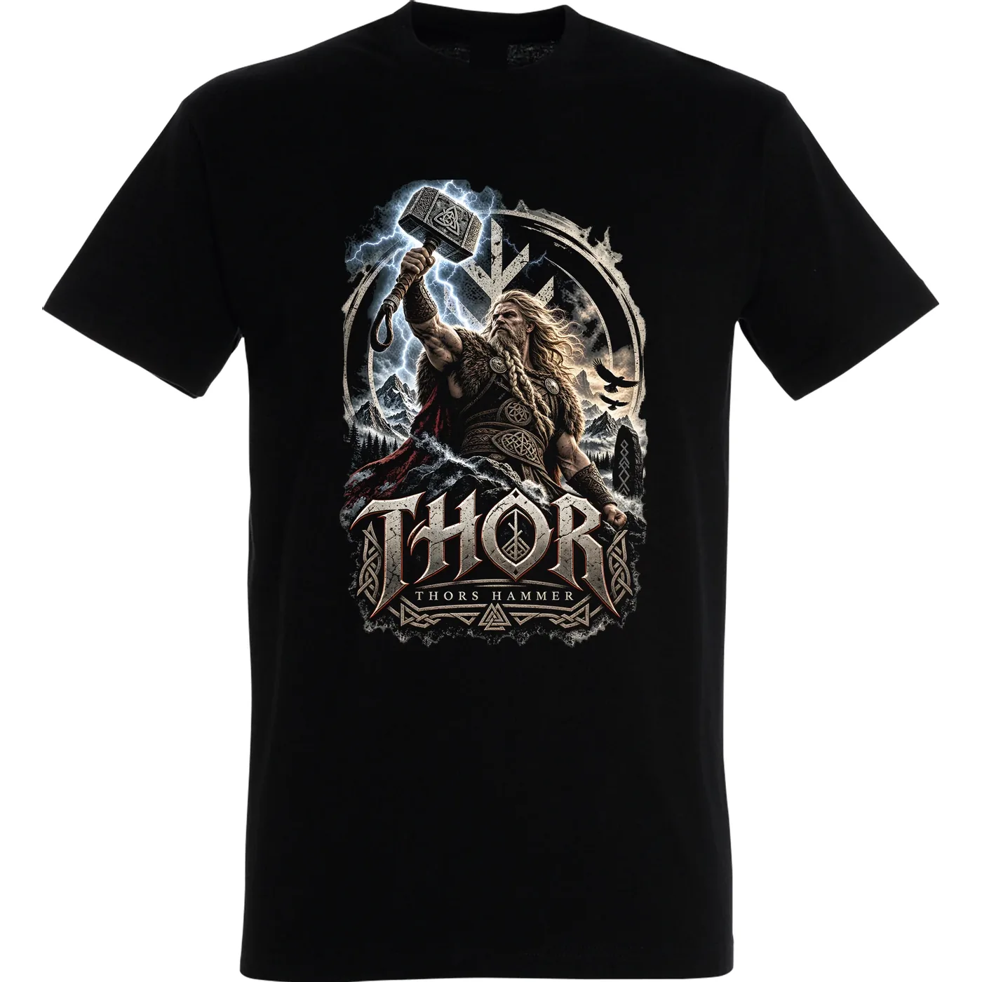 Herren T-Shirt - Thor, Thors Hammer