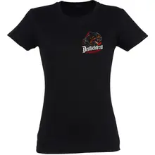 Damen T-Shirt - Deutschtreu, Wachsam Vorderseite