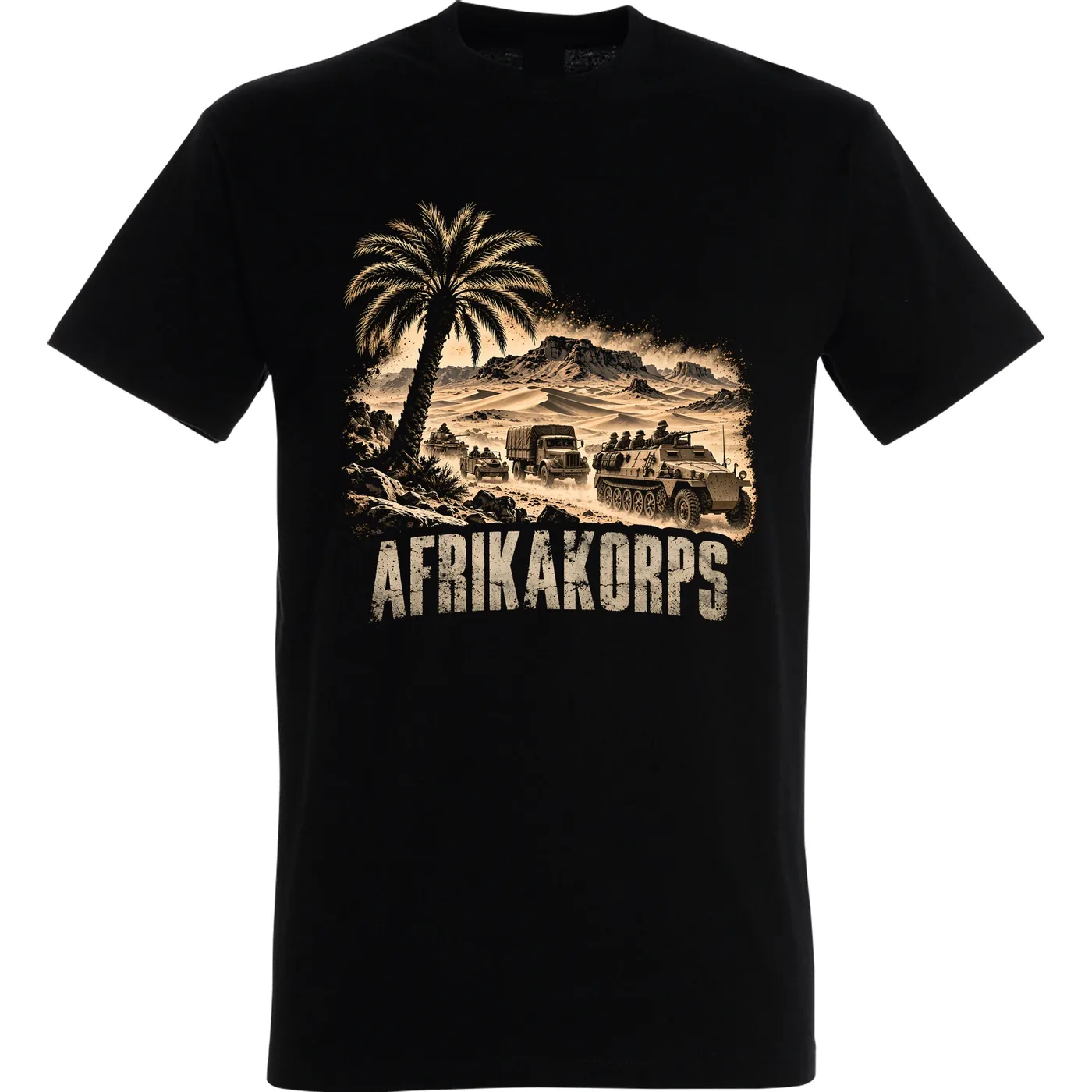 Herren T-Shirt - Afrikakorps, Wüste