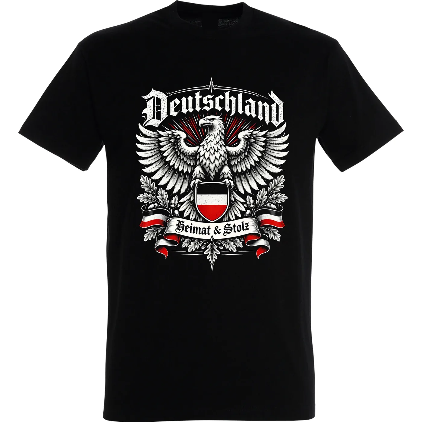 Herren T-Shirt - Deutschland Adler, Heimat & Stolz