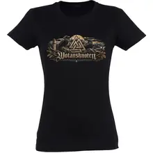 Damen T-Shirt - Wotansknoten, Wotans Zeichen - gewählte Variante