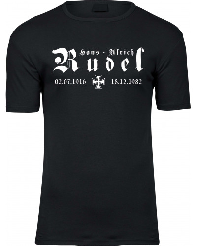 Herren Premium T-Shirt (Hans - Ulrich Rudel, Kreuz)