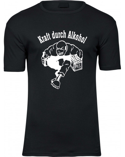 Herren Premium T-Shirt (Kraft durch Alkohol)