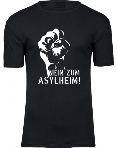Herren Premium T-Shirt (Nein zum Asylheim)