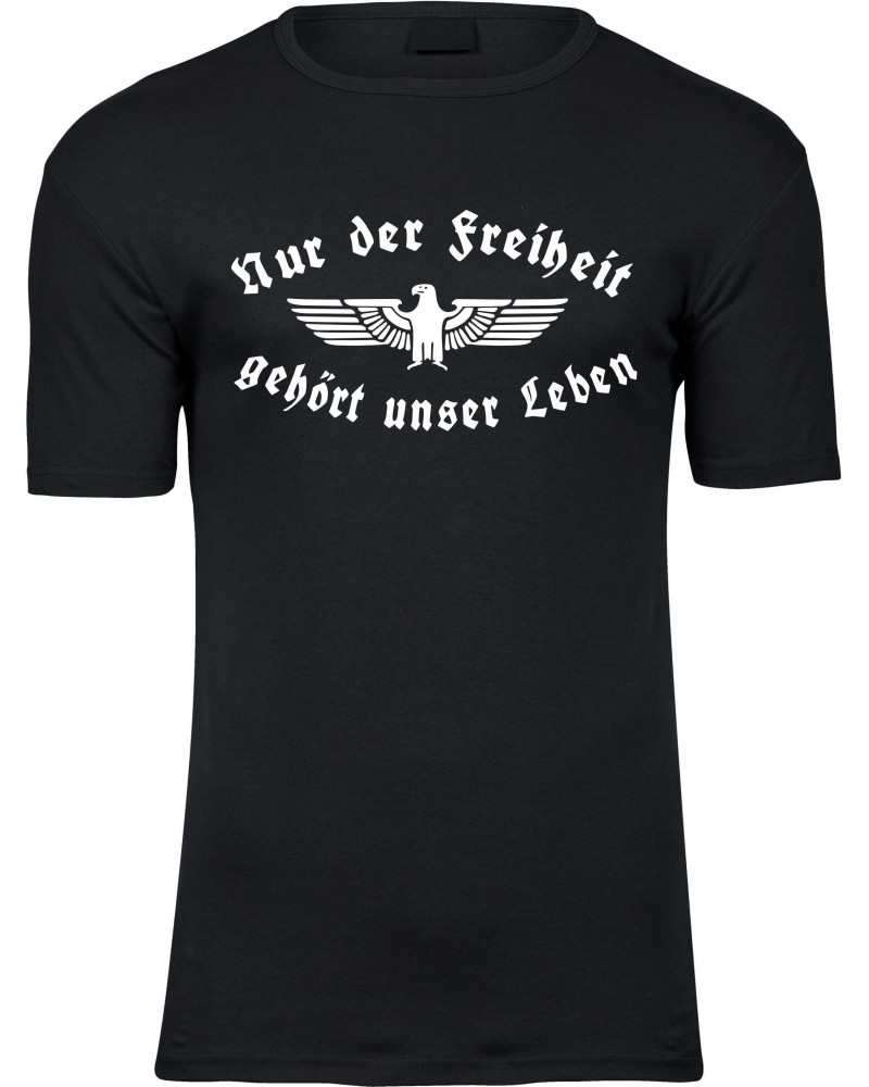 Herren Premium T-Shirt (Nur der Freiheit gehört unser Leben)