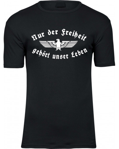 Herren Premium T-Shirt (Nur der Freiheit gehört unser Leben)