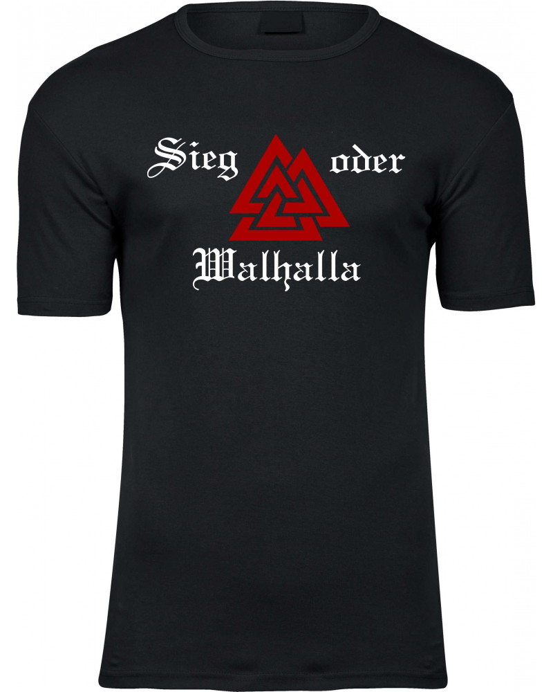 Herren Premium T-Shirt (Sieg oder Walhalla)