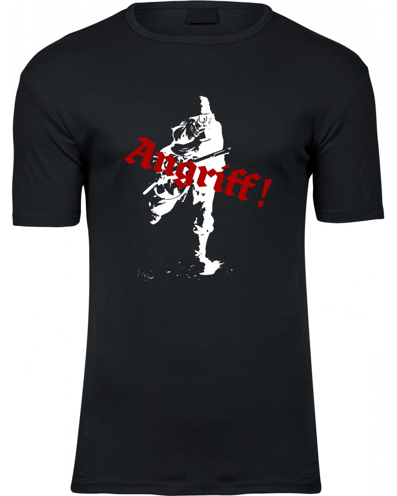 Herren Premium T-Shirt (Soldat, Angriff)