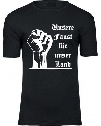 Herren Premium T-Shirt (Unsere Faust für unser Land)