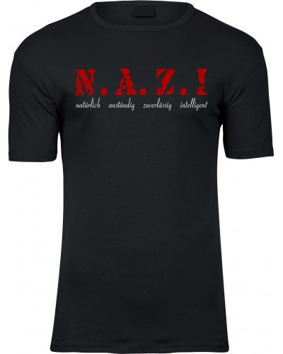 Herren Premium T-Shirt (Nazi, natürlich anständig)
