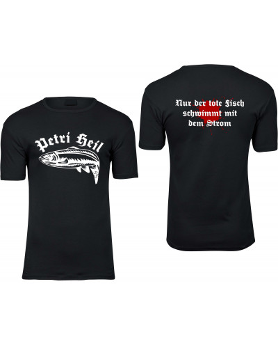 Herren Premium T-Shirt (Petri Heil)