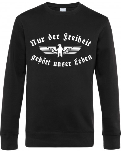 Herren Pullover (Nur der Freiheit gehört unser Leben)