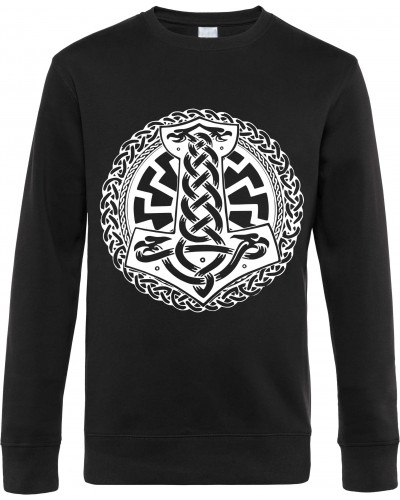 Herren Pullover (Schwarze Sonne, Thorhammer)