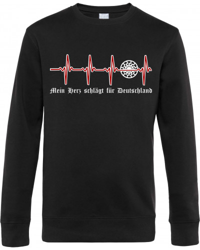 Herren Pullover (Mein Herz schlägt für Deutschland)