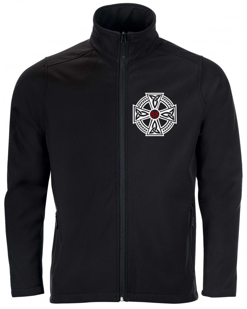 Bestickte Herren Softshell Jacke "2 Lagen" (Celtic 88)
