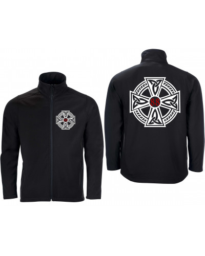 Bestickte Herren Softshell Jacke "2 Lagen" (Celtic 88)
