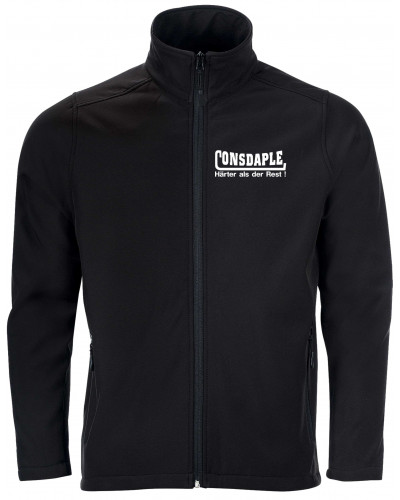 Bestickte Herren Softshell Jacke "2 Lagen" (Consdaple, härter als der Rest)