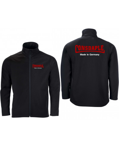 Bestickte Herren Softshell Jacke "2 Lagen" (Consdaple, made in Germany)