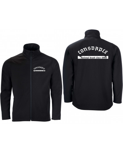 Bestickte Herren Softshell Jacke "2 Lagen" (Consdaple, national brand)