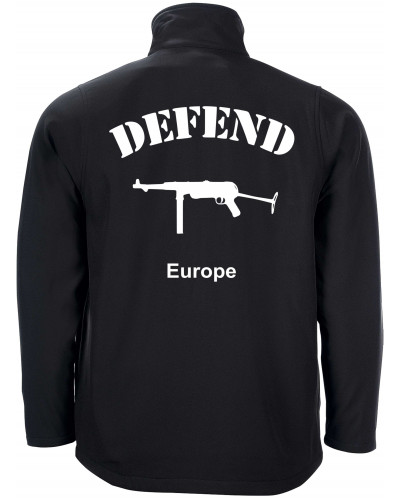 Bestickte Herren Softshell Jacke "2 Lagen" (Defend Europe)