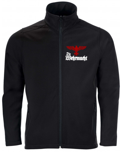 Bestickte Herren Softshell Jacke "2 Lagen" (Die Wehrmacht)