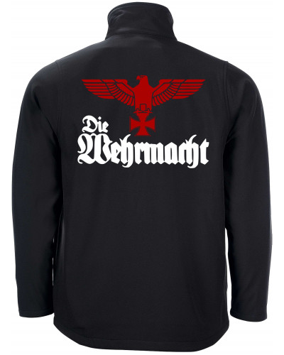 Bestickte Herren Softshell Jacke "2 Lagen" (Die Wehrmacht)