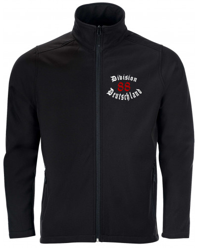 Bestickte Herren Softshell Jacke "2 Lagen" (Division 88 Deutschland)