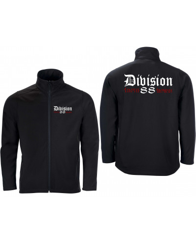 Bestickte Herren Softshell Jacke "2 Lagen" (Division 88 Runen)
