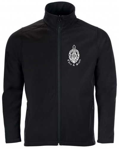 Bestickte Herren Softshell Jacke "2 Lagen" (Ehre & Stolz)