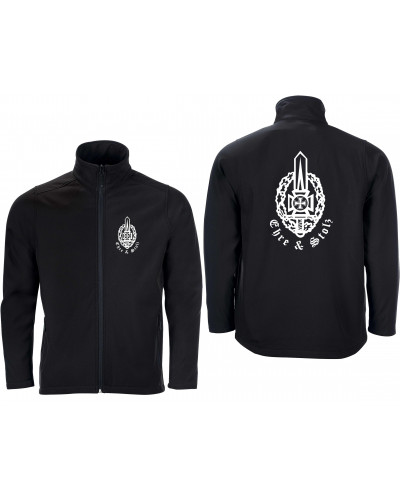 Bestickte Herren Softshell Jacke "2 Lagen" (Ehre & Stolz)