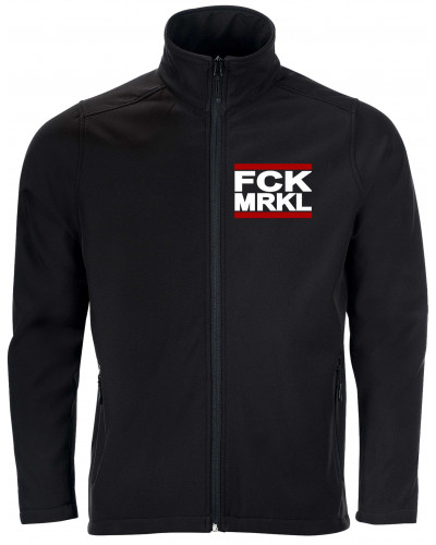 Bestickte Herren Softshell Jacke "2 Lagen" (FCK MRKL)