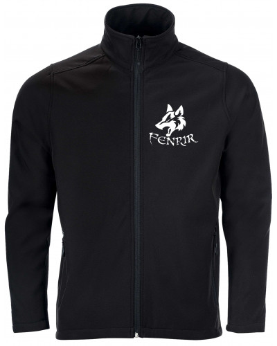 Bestickte Herren Softshell Jacke "2 Lagen" (Fenrir)