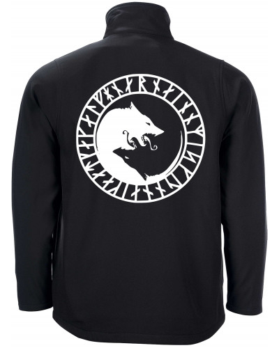 Bestickte Herren Softshell Jacke "2 Lagen" (Fenrir)