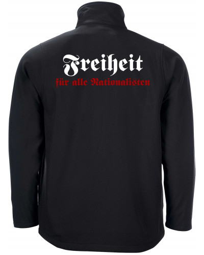 Bestickte Herren Softshell Jacke "2 Lagen" (Freiheit)