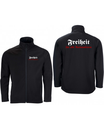 Bestickte Herren Softshell Jacke "2 Lagen" (Freiheit)