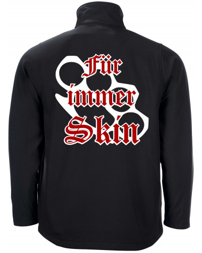 Bestickte Herren Softshell Jacke "2 Lagen" (Für immer Skin)