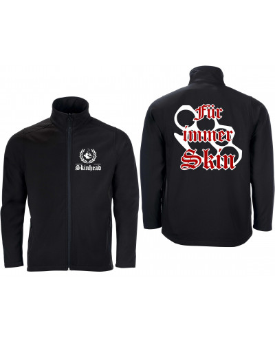 Bestickte Herren Softshell Jacke "2 Lagen" (Für immer Skin)