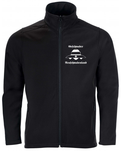Bestickte Herren Softshell Jacke "2 Lagen" (Geschwader Neuschwabenland)