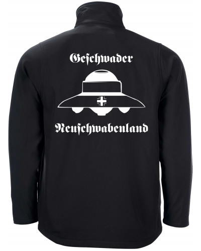 Bestickte Herren Softshell Jacke "2 Lagen" (Geschwader Neuschwabenland)