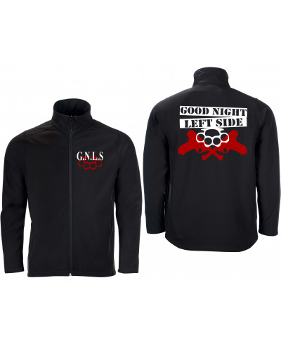 Bestickte Herren Softshell Jacke "2 Lagen" (GNLS, Schlagring)