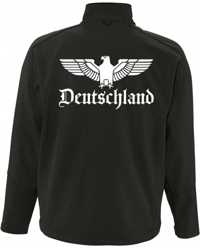 Bestickte Herren Softshell Jacke "3 Lagen" (Adler, Deutschland)