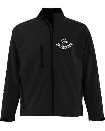 Bestickte Herren Softshell Jacke "3 Lagen" (Berserker)