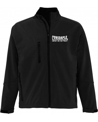 Bestickte Herren Softshell Jacke "3 Lagen" (Consdaple, härter als der Rest)
