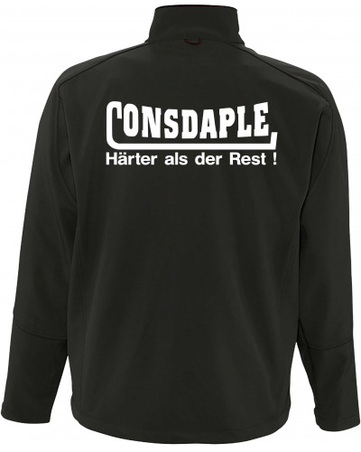 Bestickte Herren Softshell Jacke "3 Lagen" (Consdaple, härter als der Rest)