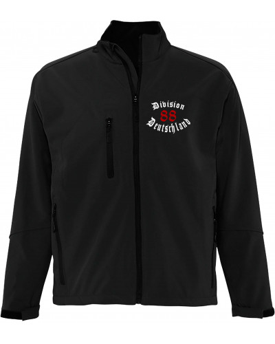 Bestickte Herren Softshell Jacke "3 Lagen" (Division 88 Deutschland)