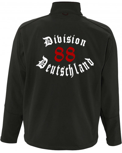 Bestickte Herren Softshell Jacke "3 Lagen" (Division 88 Deutschland)